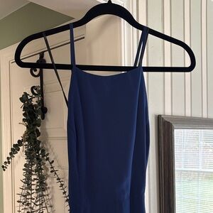 Lulu's Royal Blue Maxi Dress with Spaghetti Straps